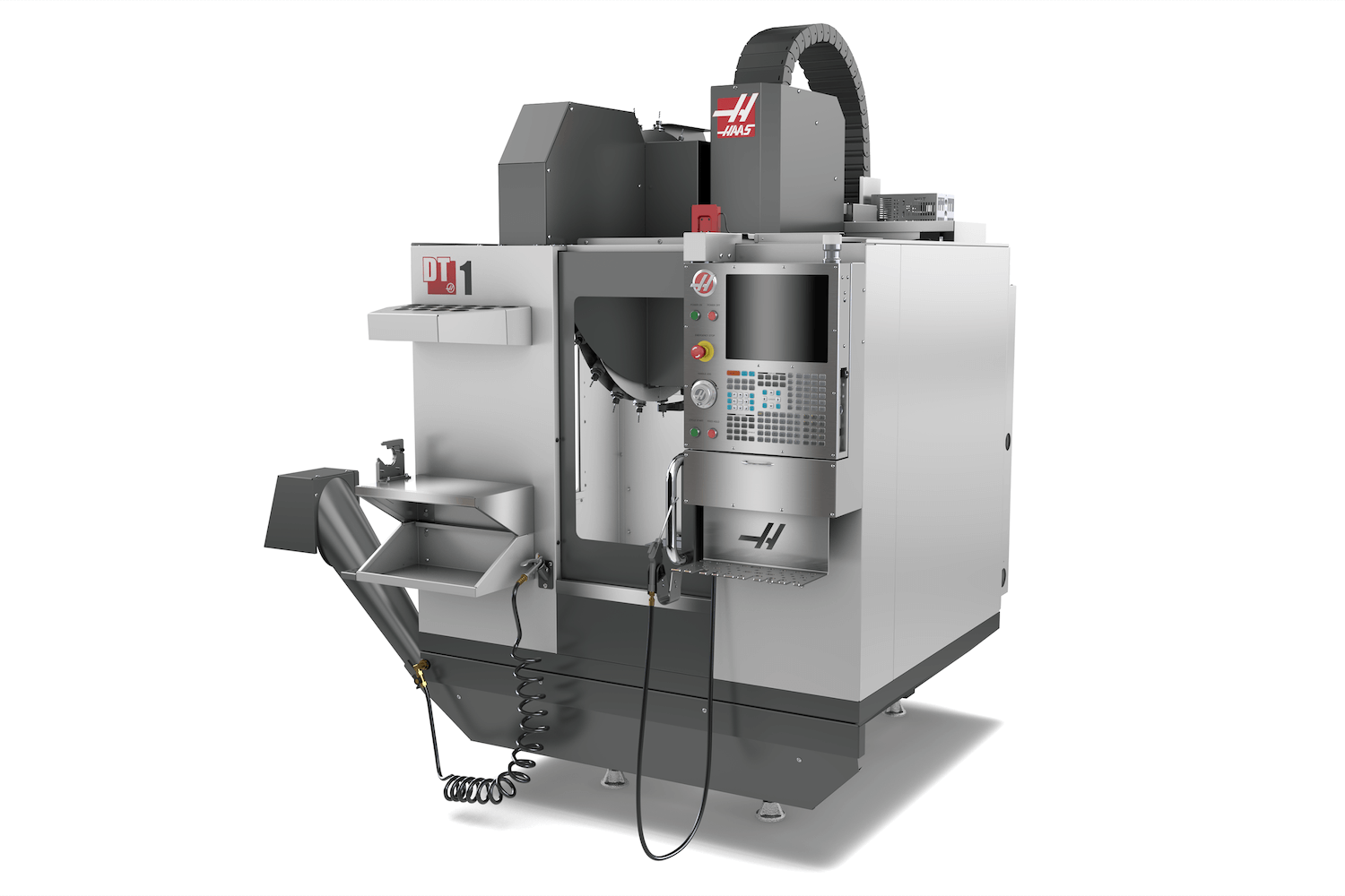 The Haas DT-1 vertical machining center